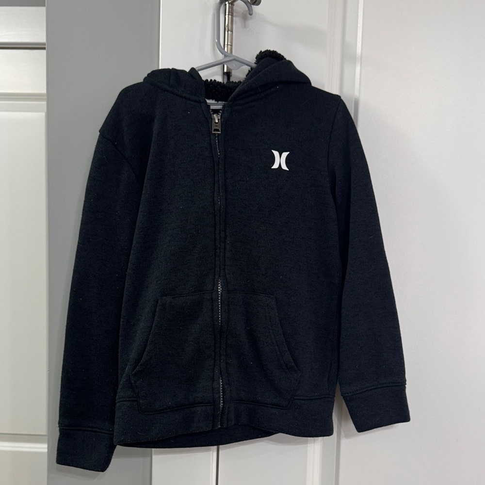 Hurley Black Kids Zip-Up Hoodie